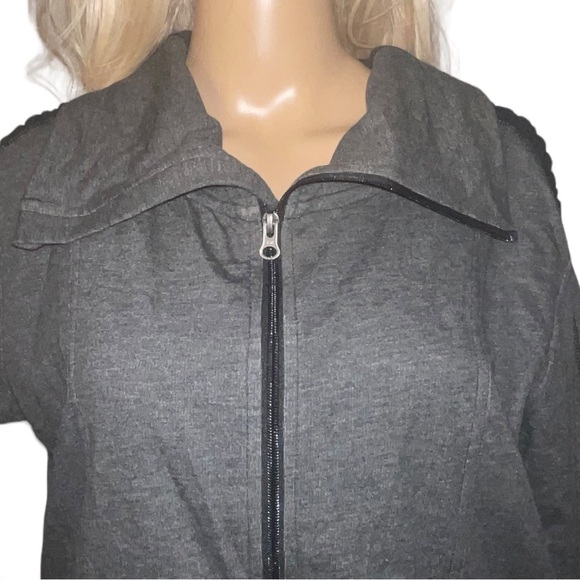 Champion Dark Charcoal Grey Full Zip Jacket - Picture 2 of 15